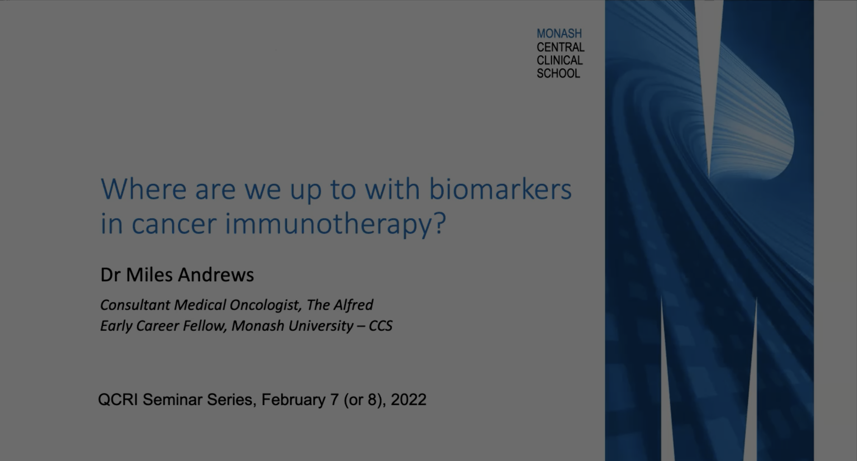 Feb 7, 2022 | Where are we up to with biomarkers in cancer immunotherapy?